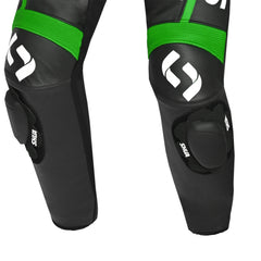SHUA INFINTY 1 PC TUTA DI MOTO UOMO NERO VERDE 