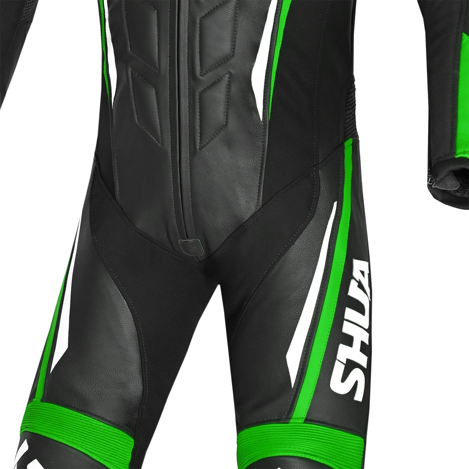 SHUA INFINTY 1 PC TUTA DI MOTO UOMO NERO VERDE 