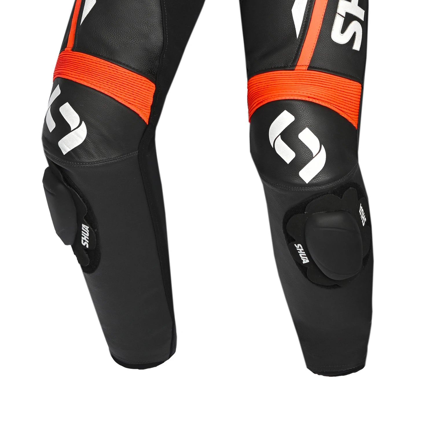 SHUA INFINTY 1 PC TUTA DI MOTO UOMO NERO ARANCIA 