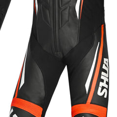 SHUA INFINTY 1 PC TUTA DI MOTO UOMO NERO ARANCIA 