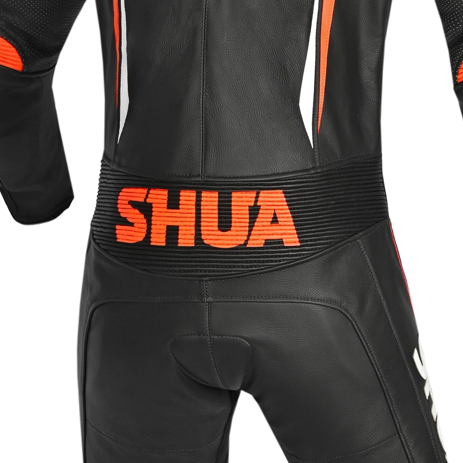 SHUA INFINTY 1 PC TUTA DI MOTO UOMO NERO ARANCIA 