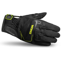 SHUA SEA BREEZE GUANTI DI MOTO UOMO NERO GIALLO FLUO 