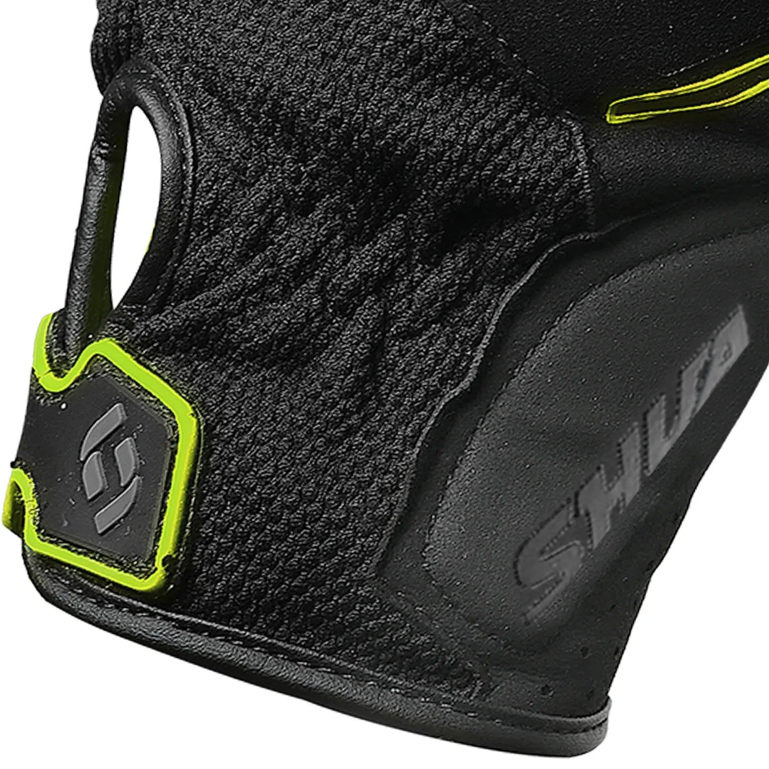SHUA SEA BREEZE GUANTI DI MOTO UOMO NERO GIALLO FLUO 