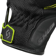 SHUA SEA BREEZE GUANTI DI MOTO UOMO NERO GIALLO FLUO 