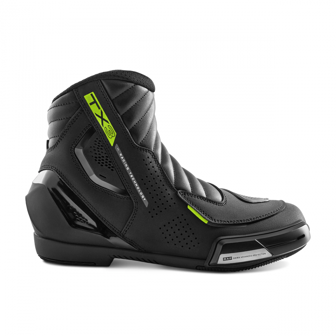 SHIMA TX-3.0 BOTAS DE HOMBRE NEGRO FLUO 