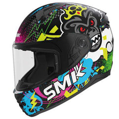 Smk Caschi De Moto Bionic Youth Bambini Ma264 Negro Mate Multicolor - Yamoto.it