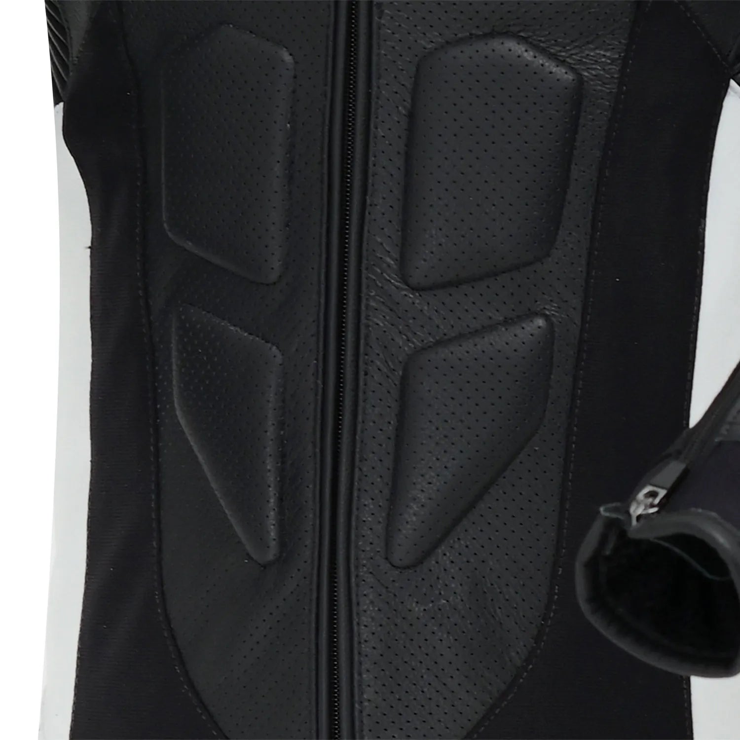 SPYKE ESTORIL 1PC TUTA DI MOTO NERO BIANCO GIALLO FLUO 