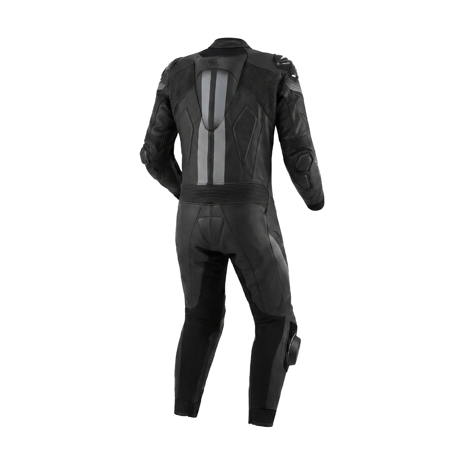 SPYKE ESTORIL 1PC TUTA DI MOTO UOMO NERO ANTHRACITA 
