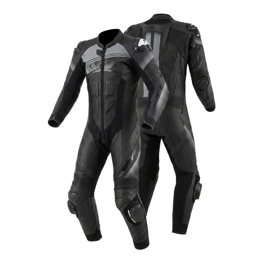 SPYKE ESTORIL 1PC TUTA DI MOTO UOMO NERO ANTHRACITA – Yamoto.it
