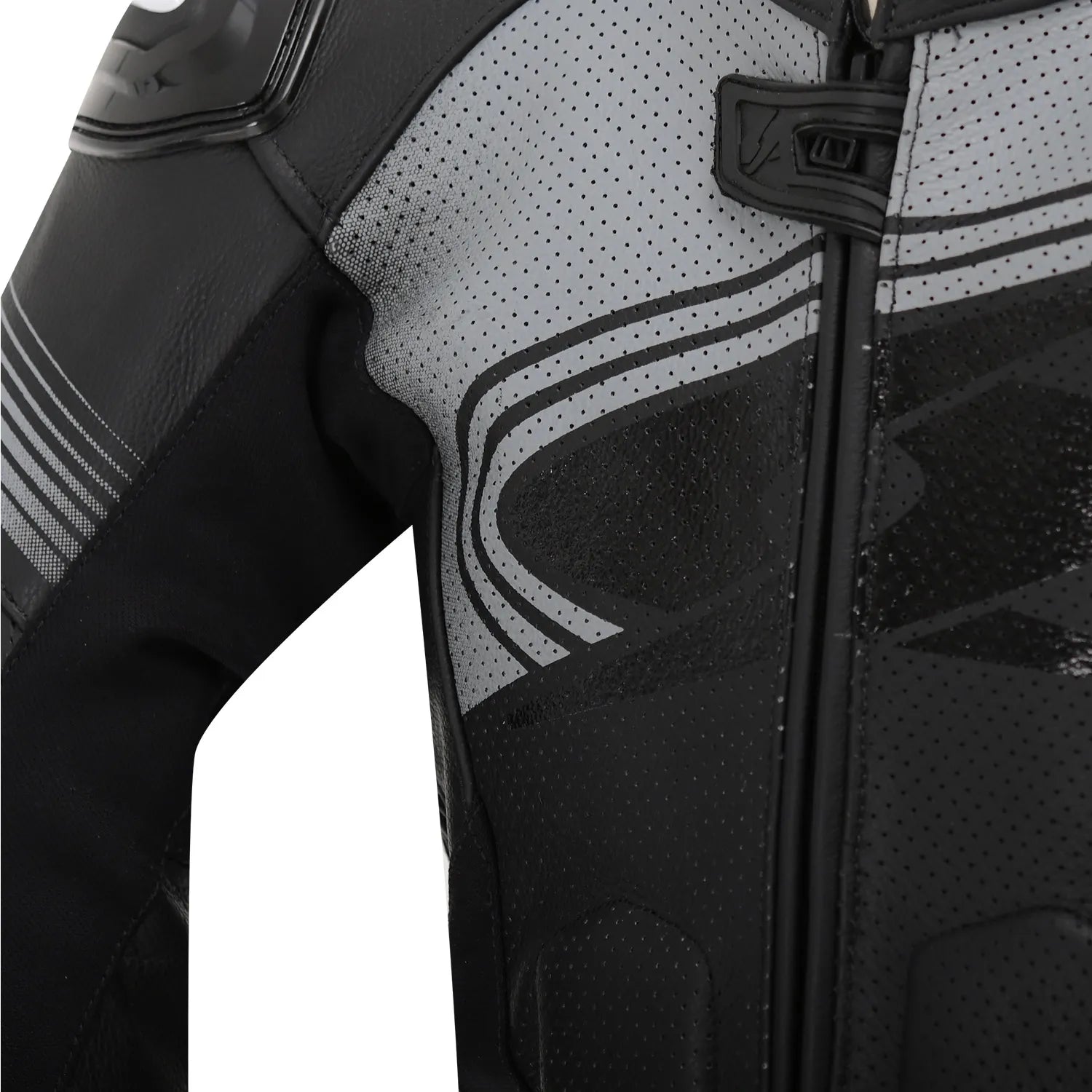 SPYKE ESTORIL 1PC TUTA DI MOTO UOMO NERO ANTHRACITA 