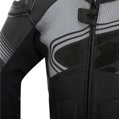 SPYKE ESTORIL 1PC TUTA DI MOTO UOMO NERO ANTHRACITA 