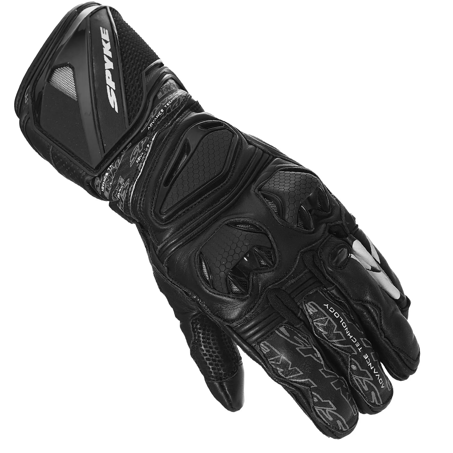 SPYKE TECH PRO GUANTI DI MOTO UOMO NEGRO 