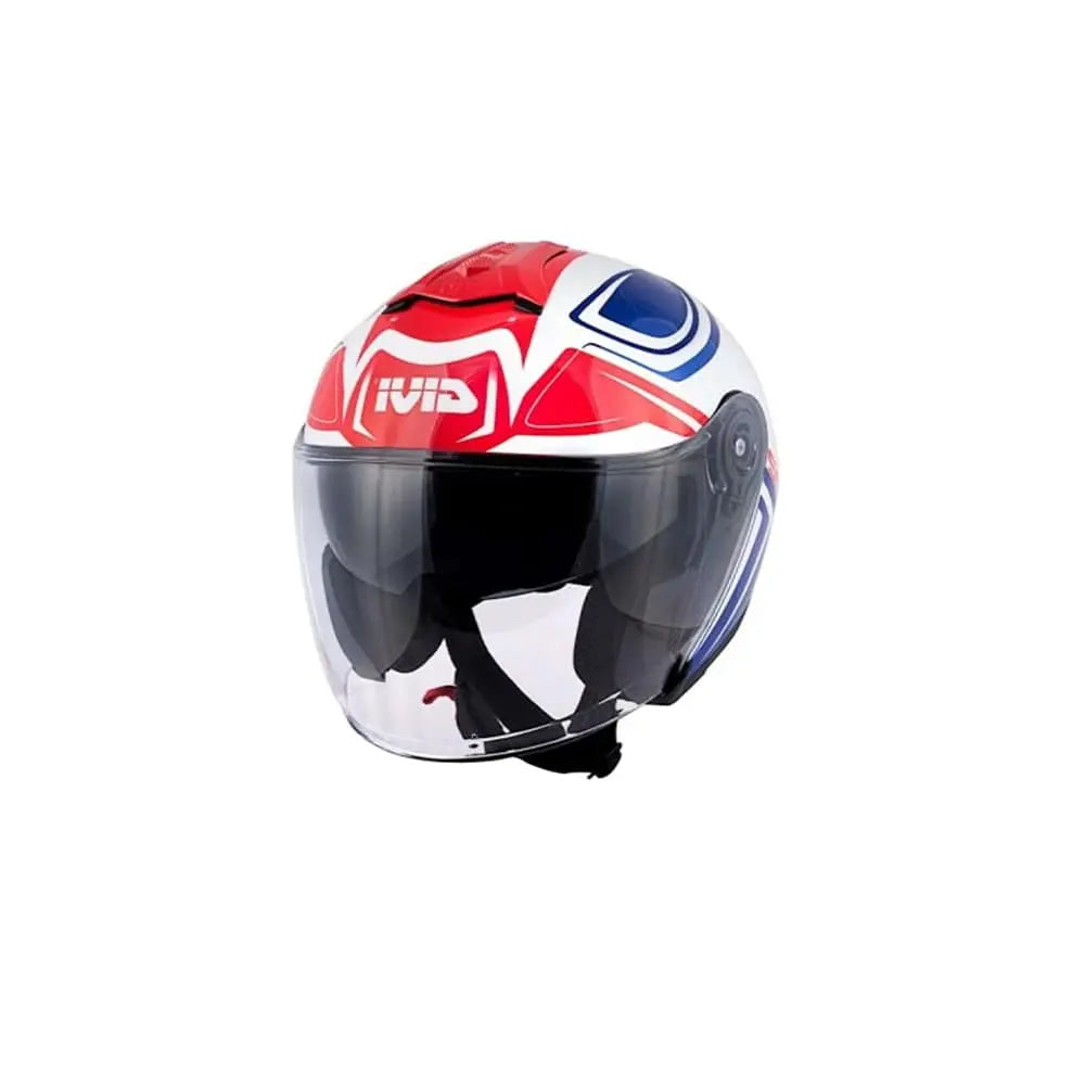GIVI X.22 PLANET Jet Urban Moto Caschi Bianco Blu Rosso 