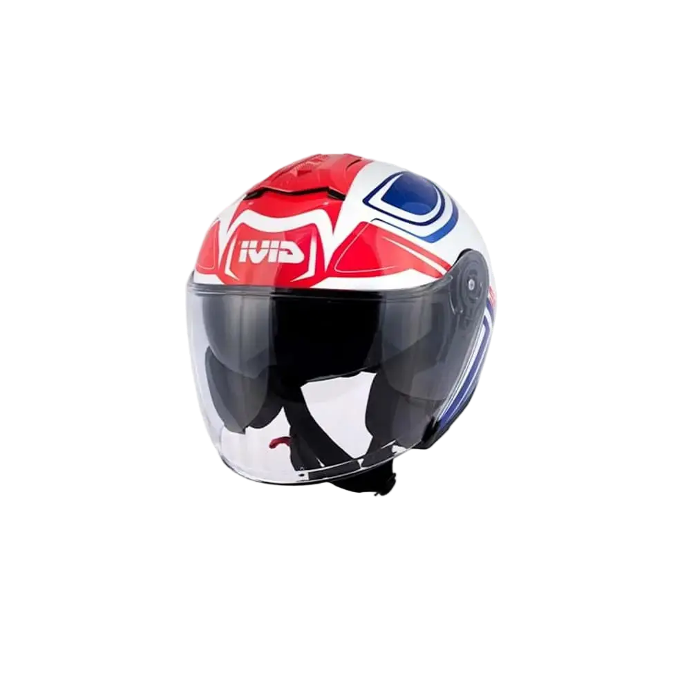 GIVI X.22 PLANET Jet Urban Moto Caschi Bianco Blu Rosso 