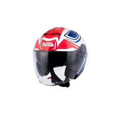 GIVI X.22 PLANET Jet Urban Moto Caschi Bianco Blu Rosso 