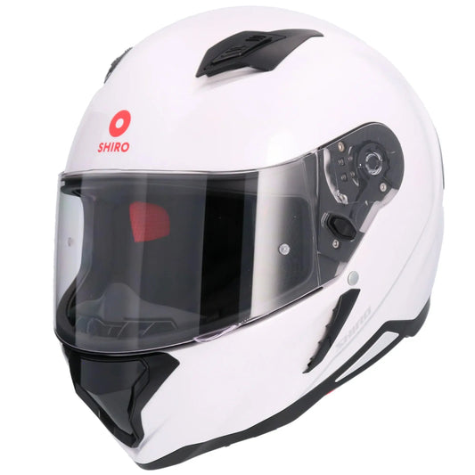 SHIRO Sh-890 Hunter Moto Integrali Caschi Bianco Perla