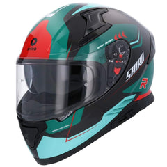 SHIRO katana orbe Motociclo integrale Caschi Verde