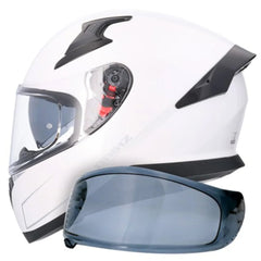 Shiro Katana Solid  integral Casco  Bianco Perla - Yamoto.it