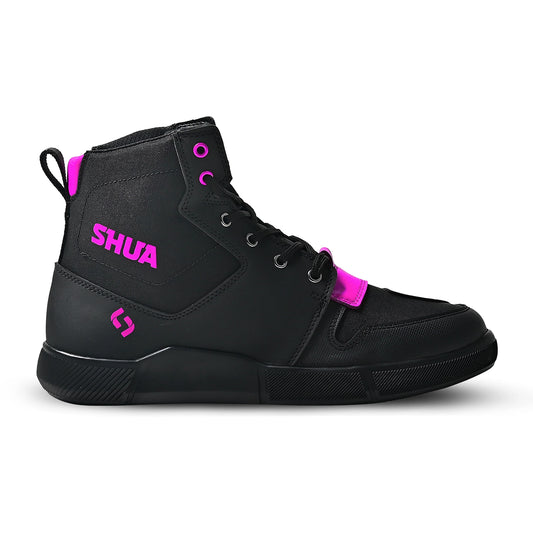 SHUA ODDIN STIVALI URBANI MOTO DONNA NERO FUCSIA – Yamoto.it
