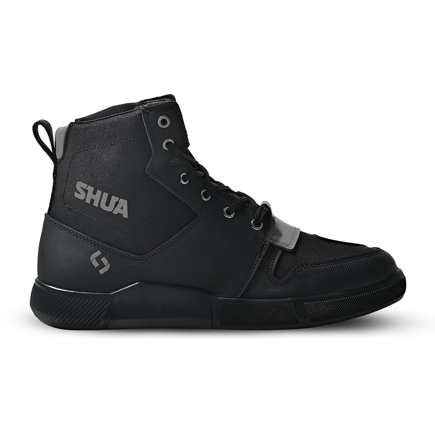 SHUA ODDIN STIVALI URBANI UOMO NERO GRIGIO 