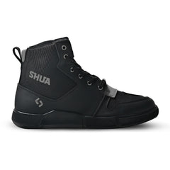 SHUA ODDIN STIVALI URBANI UOMO NERO GRIGIO 