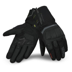 SHUA THERMAL THAW GUANTI DI MOTO UOMO NERO GIALLO 