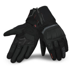 SHUA THERMAL THAW GUANTI DI MOTO UOMO NERO ROSSO 