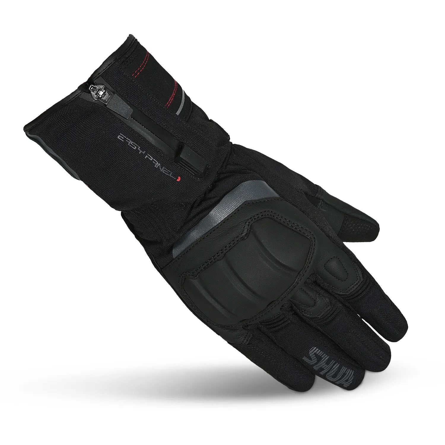 SHUA THERMAL THAW GUANTI DI MOTO UOMO NERO ROSSO 