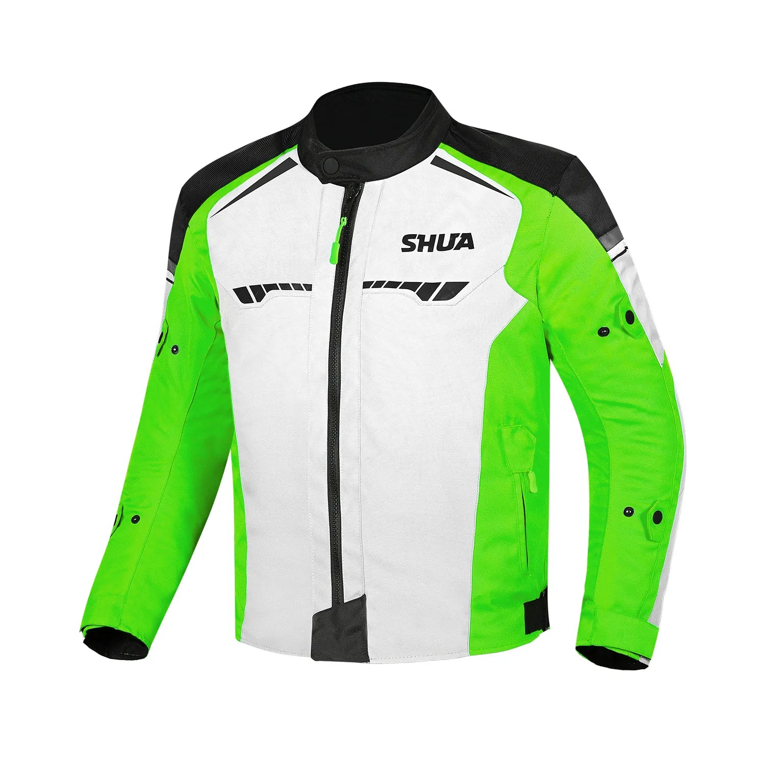 SHUA IMMORTAL IMPERMEABILE GIACCA DI MOTO GHIACCIO VERDI NERO 