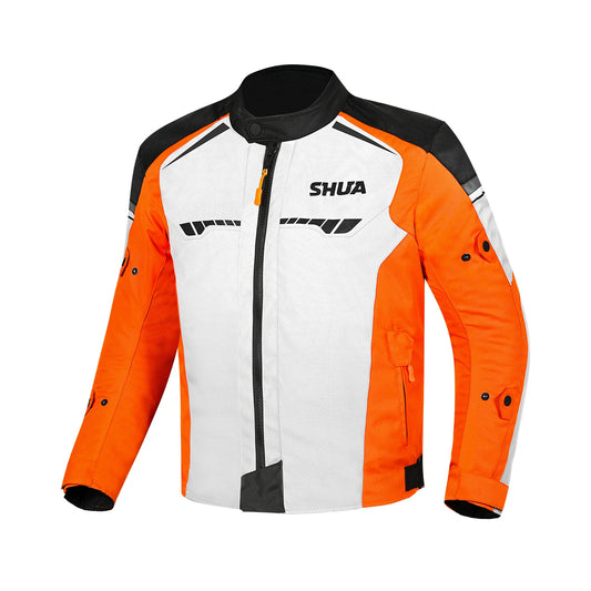 SHUA IMMORTAL IMPERMEABILE GIACCA DI MOTO GHIACCIO ARANCIONE NERO – Yamoto.it