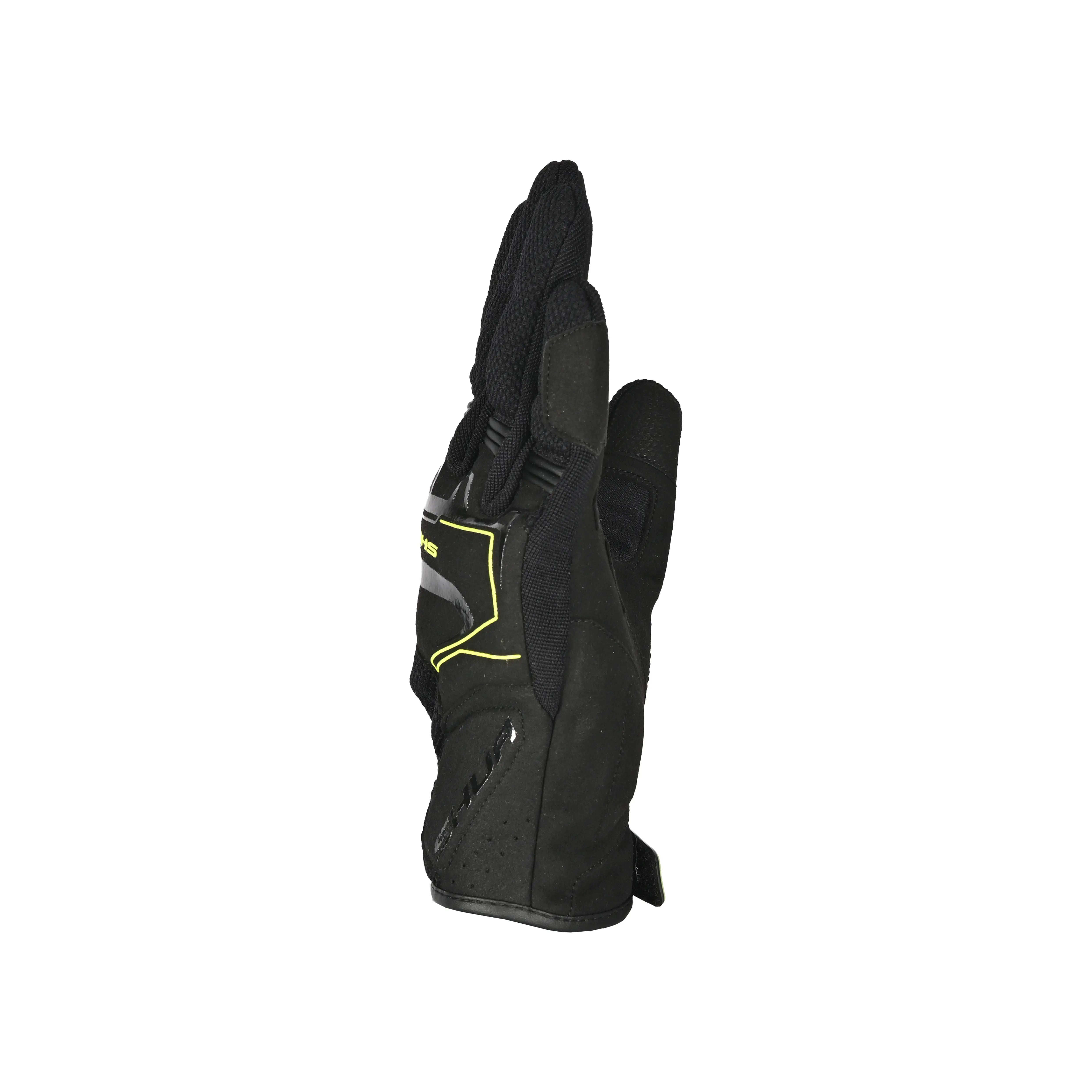 Shua - Sea Breeze Guantes Nero/F.Gialla 
