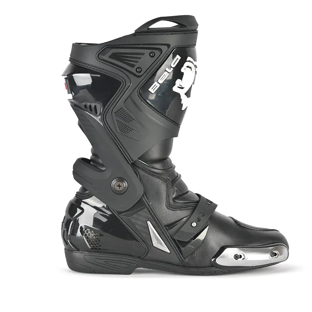 Bela Race Pro 2.0 Stivale Da Corsa Moto Nero