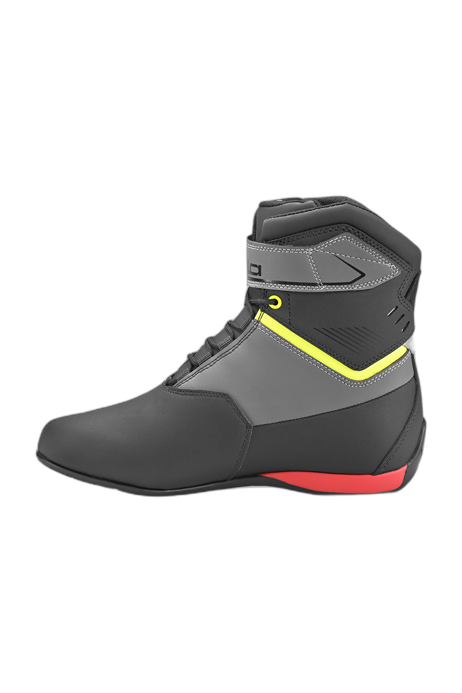 Bela Blaze Stivali da moto da turismo Nero / Grigio / Giallo 