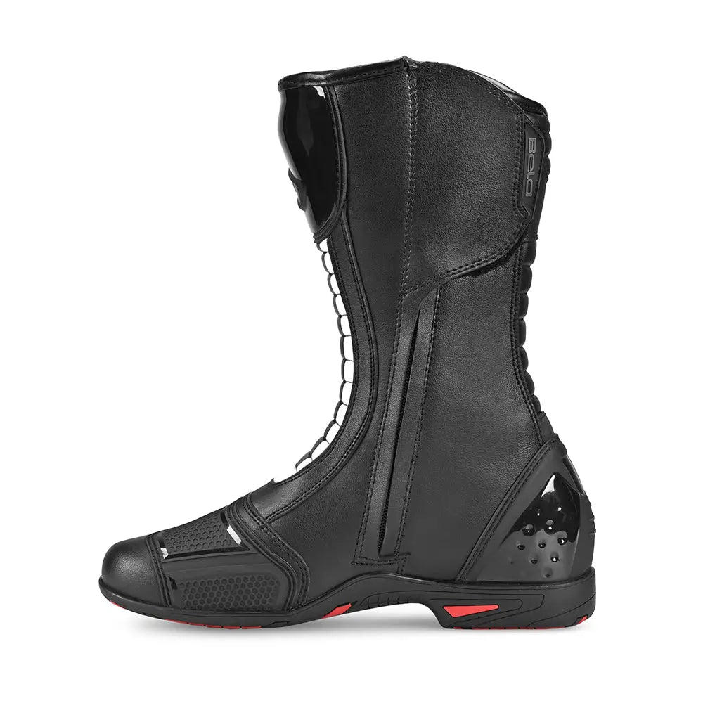 BELA - Botas Piel Strip Negro/Blanco - SECURTEX MOTOR S.L (t/a MaximoMoto)