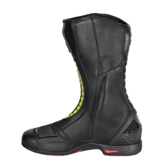 Bela Strip stivali da moto sportivo Nero/Giallo Flu 