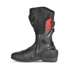 Shua Super Tech Stivale da moto da corsa /Pista- Nero/Rosso 