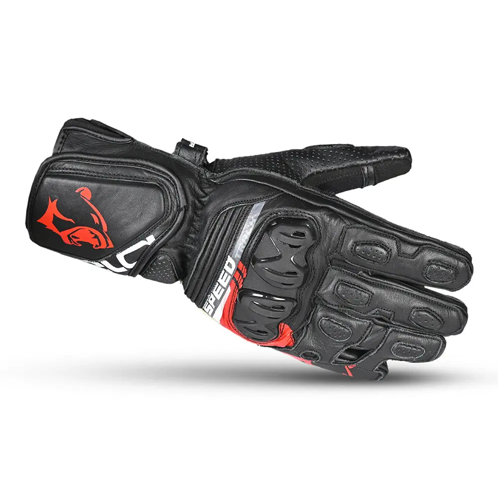 Bela Lemox Guanti para corsa nero rosso 