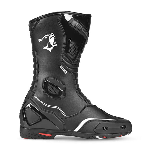 BELA - Botas Piel Strip Negro/Blanco - SECURTEX MOTOR S.L (t/a MaximoMoto)