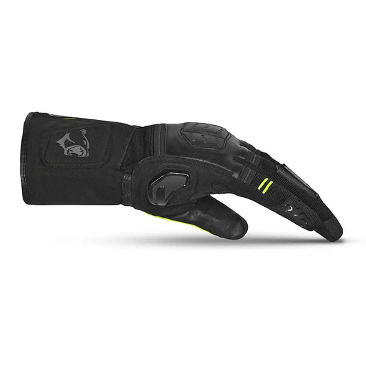 Bela Highway Donna Guanti invernali da Donna Nero/Fluor giallo side 