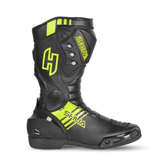 Shua Super Tech Stivale da moto da corsa /Pista- Nero/Giallo 
