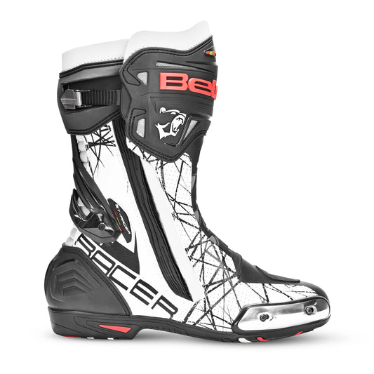 Stivale Moto Bela Air Rider Racing Nero Blanco - Yamoto.it