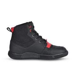 SHUA Oddin moto Botas Negro Rojo