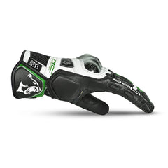 Bela Rocket Short verde Guanto da Motociclista side