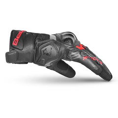 Bela Daring Guanti   da Moto Uomo - Nero/Rosso keft