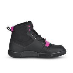 SHUA Oddin corsa donna Stivali neri fucsia 