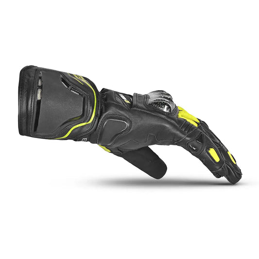 BELA Venom RS Guanti da corsa da Donna- Neri / Giallo Fluorescente left