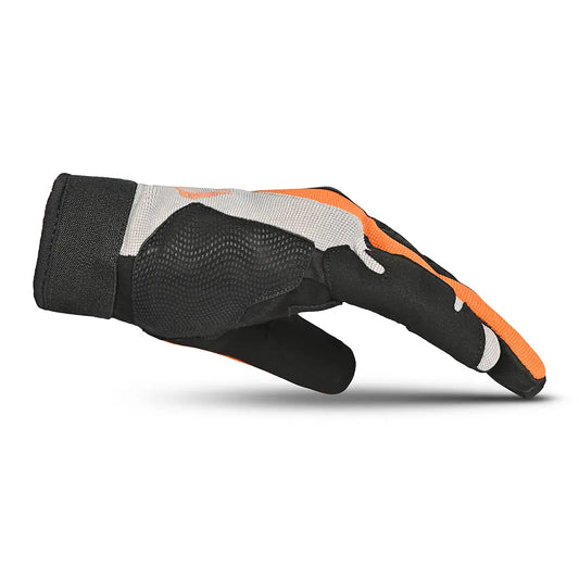 Bela Adventure Uomo Guanto Tessile Nero Arancio 