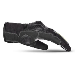 Bela Drift Donna Guanti Moto in Tessuto Nero Giallo 
