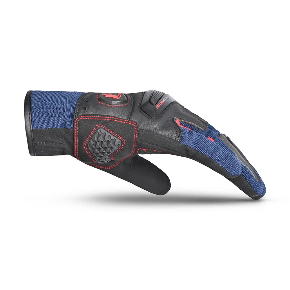 Bela - Guanto In Tessuto Star Blu Rosso/Nero 