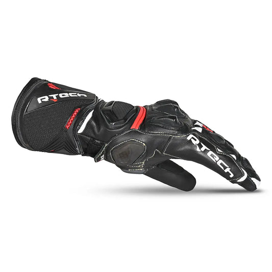 R-Tech Robo Men Black Red Leather Racing Gloves – Yamoto.it